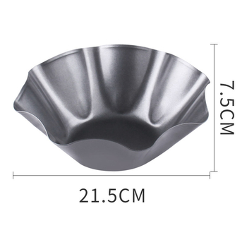 Full House of Love: tavă de copt din oțel carbon, în formă de floare, 6–8 inch, antiaderentă, pentru salată, farfurie și bol, tavă pentru tortilla