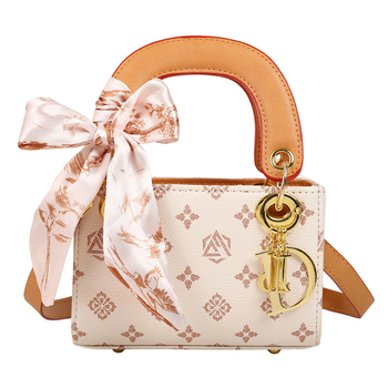 Ženska mini torbica s retro otiskom, inspirirana Dianom, svestrana lagana luksuzna torba za ramena ili crossbody, novo izdanje 2025.