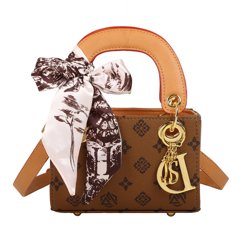 Ženska mini torbica s retro otiskom, inspirirana Dianom, svestrana lagana luksuzna torba za ramena ili crossbody, novo izdanje 2025.