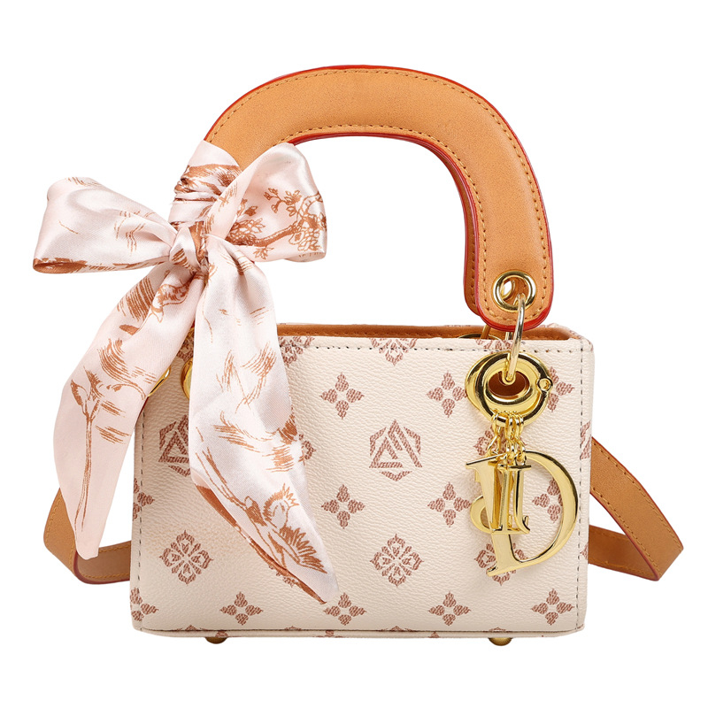 Ženska mini torbica s retro otiskom, inspirirana Dianom, svestrana lagana luksuzna torba za ramena ili crossbody, novo izdanje 2025.