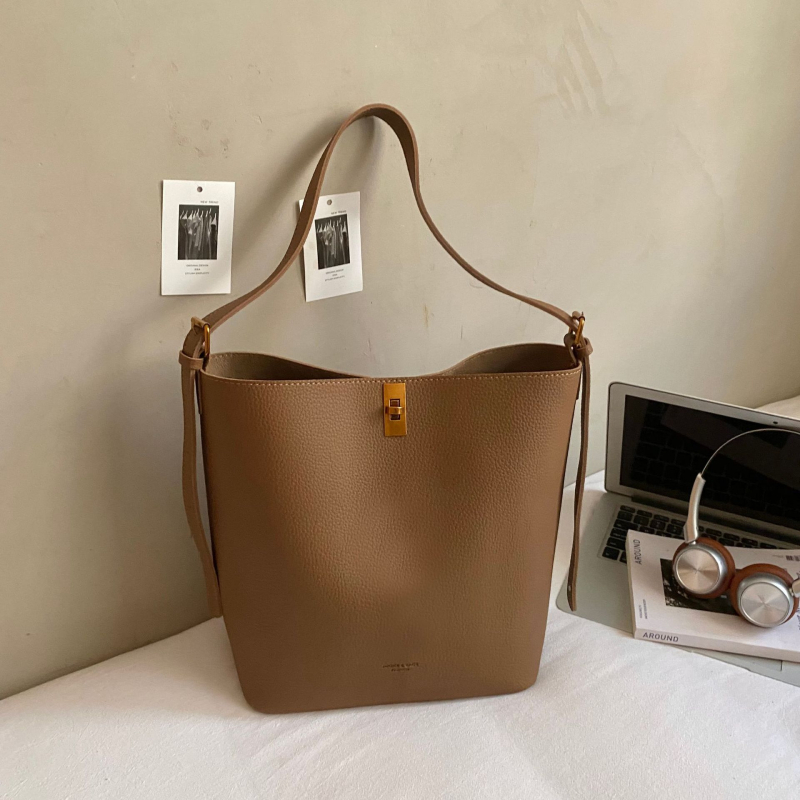 Retro ženska podlaktna torbica, torba bucket s velikim kapacitetom, crossbody, stil jesen-zima 2025