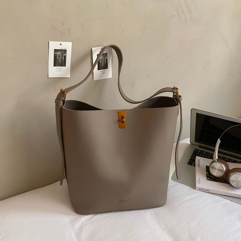 Retro ženska podlaktna torbica, torba bucket s velikim kapacitetom, crossbody, stil jesen-zima 2025