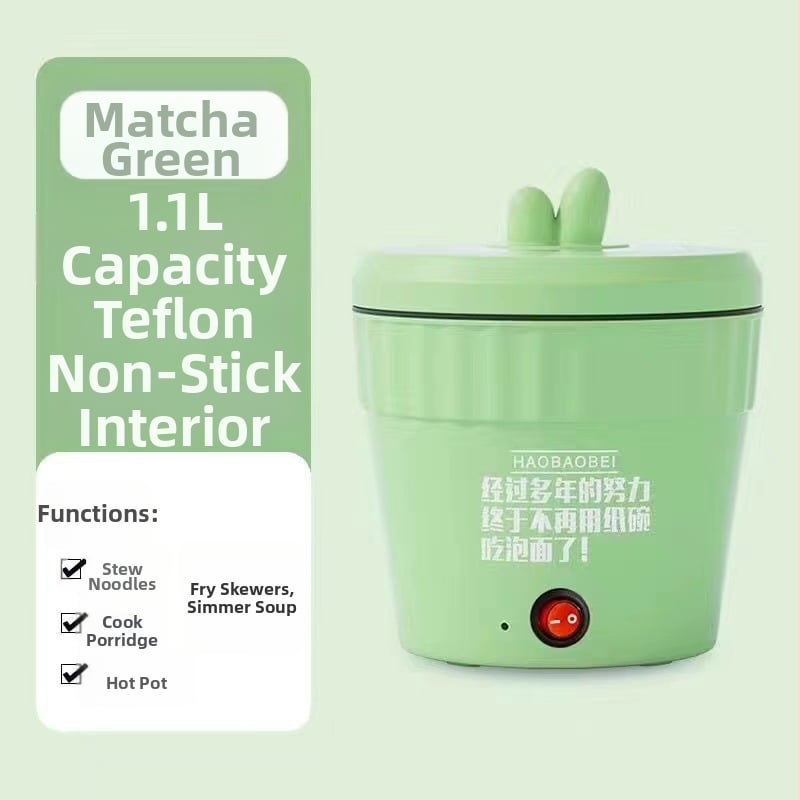 Oală electrică multifuncțională pentru cămin, 2 L, interior antiaderent, control prin buton