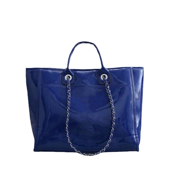Ženska torba od patentirane kože s crossbody remenom, velika kapaciteta, izvezeni motivi
