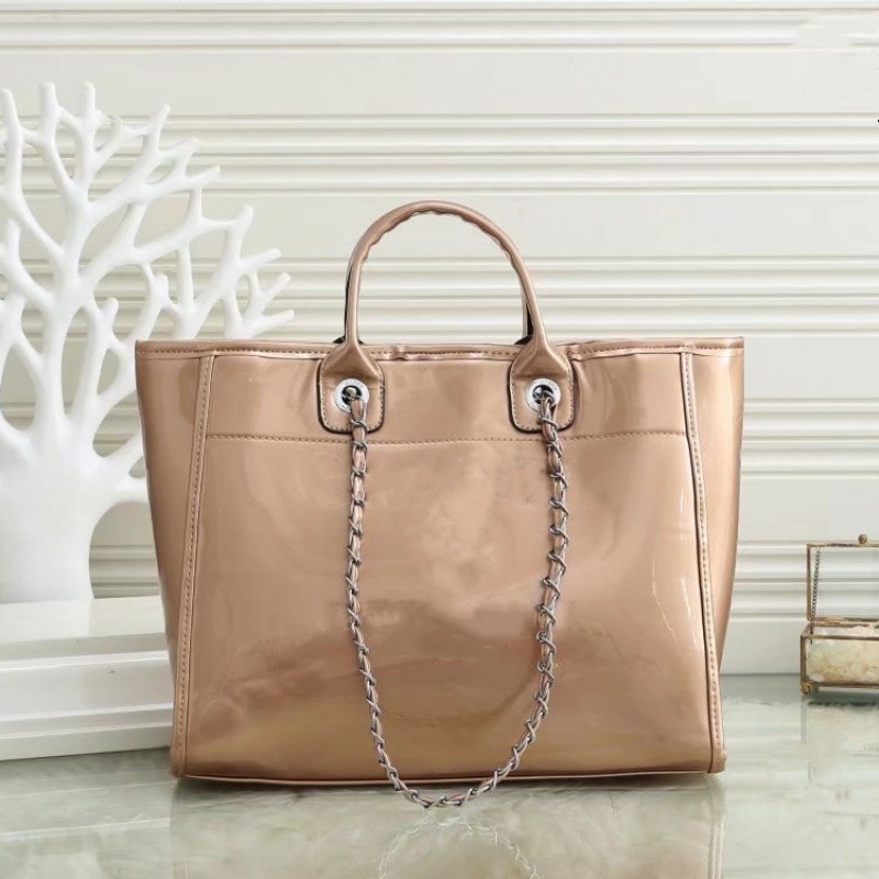 Ženska torba od patentirane kože s crossbody remenom, velika kapaciteta, izvezeni motivi