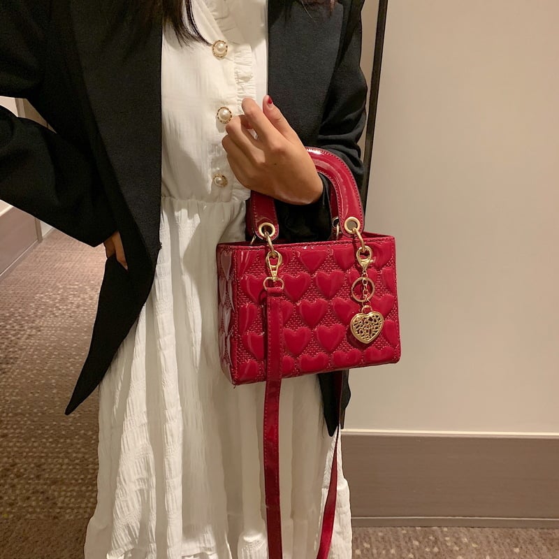 Stilna ženska mini torbica s lancem, mala kvadratna torbica za rameno ili crossbody