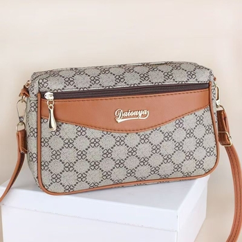 Qianseyi ženska crossbody torba s retro stilom, velika zapremina, svakodnevna torba za telefon