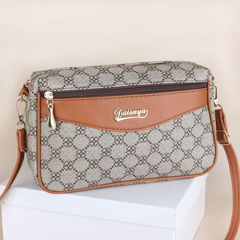 Qianseyi ženska crossbody torba s retro stilom, velika zapremina, svakodnevna torba za telefon