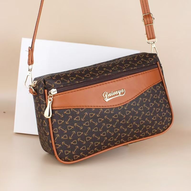 Qianseyi ženska crossbody torba s retro stilom, velika zapremina, svakodnevna torba za telefon