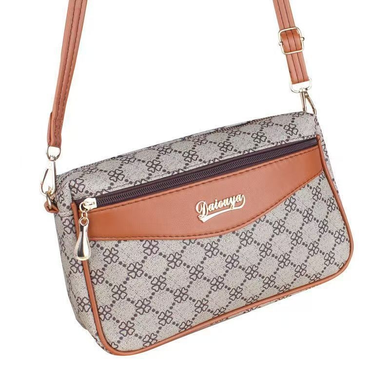 Qianseyi ženska crossbody torba s retro stilom, velika zapremina, svakodnevna torba za telefon