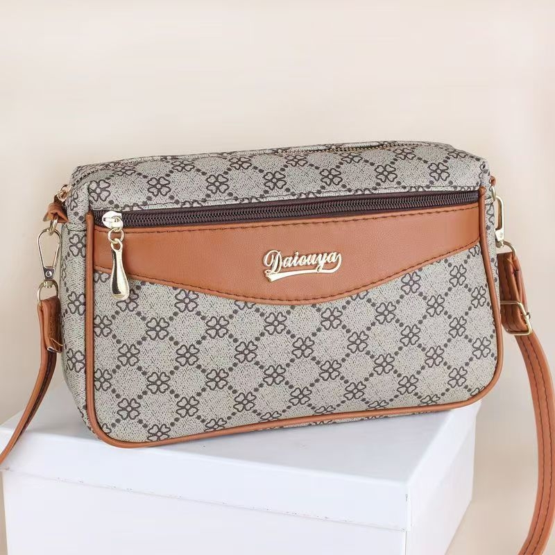 Qianseyi ženska crossbody torba s retro stilom, velika zapremina, svakodnevna torba za telefon