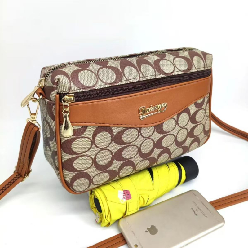 Qianseyi ženska crossbody torba s retro stilom, velika zapremina, svakodnevna torba za telefon