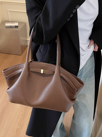Torba Tote velikog kapaciteta sa krilima, plisirana, 2025 jedinstvene boje, nišni dizajn, dumpling torba za podlakticu/rameni crossbody