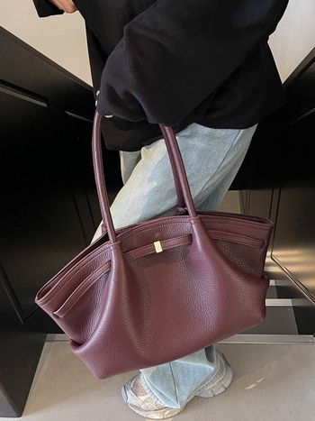 Torba Tote velikog kapaciteta sa krilima, plisirana, 2025 jedinstvene boje, nišni dizajn, dumpling torba za podlakticu/rameni crossbody