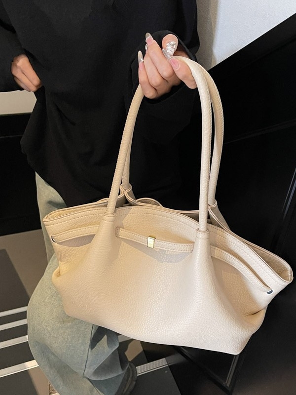 Torba Tote velikog kapaciteta sa krilima, plisirana, 2025 jedinstvene boje, nišni dizajn, dumpling torba za podlakticu/rameni crossbody