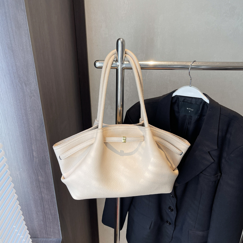 Torba Tote velikog kapaciteta sa krilima, plisirana, 2025 jedinstvene boje, nišni dizajn, dumpling torba za podlakticu/rameni crossbody