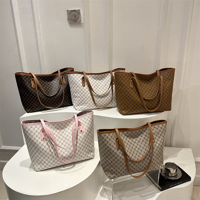 Ženska retro torba za rame s velikim kapacitetom – novi model, svestrana svakodnevna torba, PU materijal