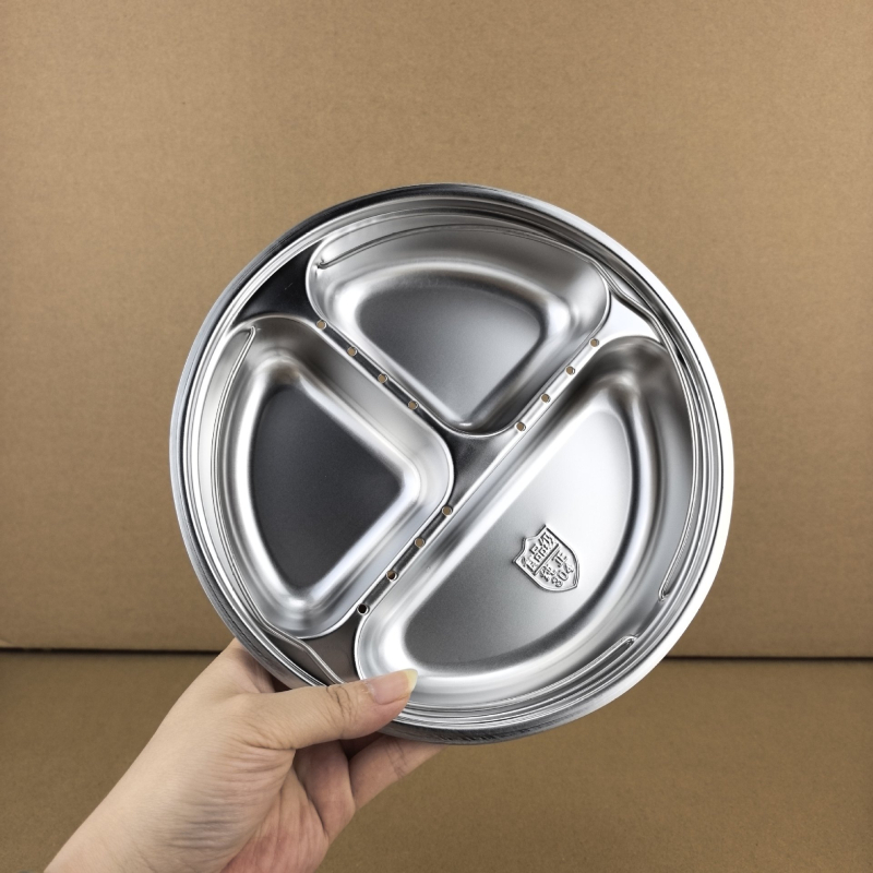 Tava de aburi Yin‑Yang din oțel inoxidabil 304 pentru orez, în oală electrică, coș rotund de abur
