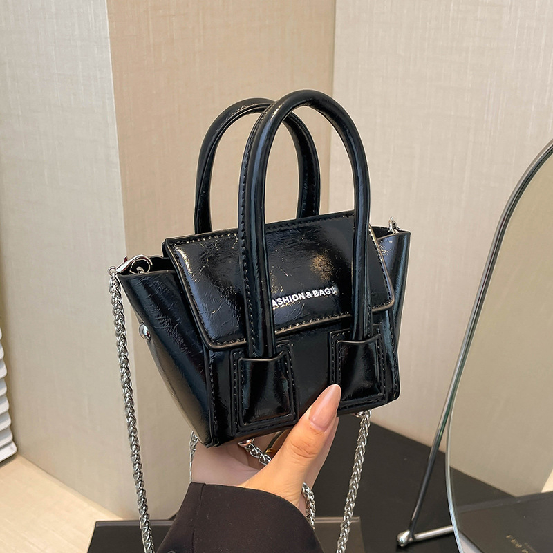 Mini trendišna nišna torbica, slatko lice s krilima, lančana crossbody torba, jednodjelna ženska torba, torbica za ruž