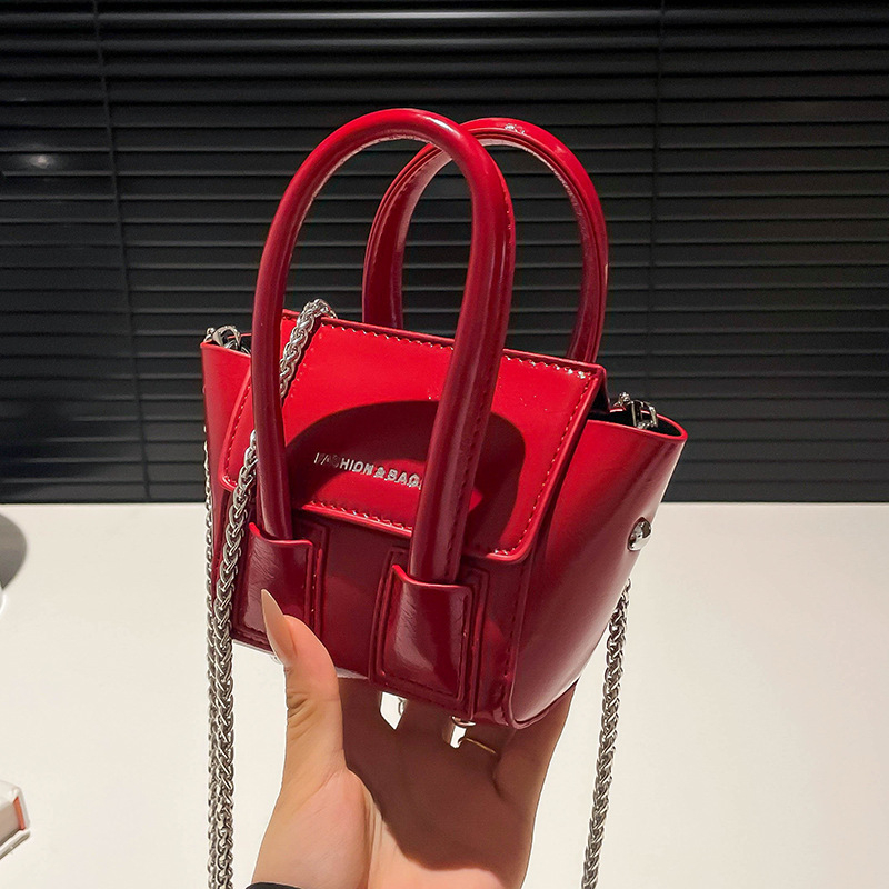 Mini trendišna nišna torbica, slatko lice s krilima, lančana crossbody torba, jednodjelna ženska torba, torbica za ruž