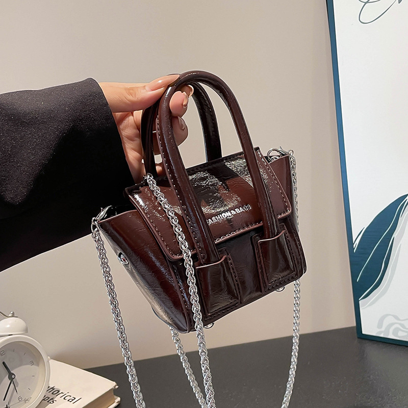 Mini trendišna nišna torbica, slatko lice s krilima, lančana crossbody torba, jednodjelna ženska torba, torbica za ruž