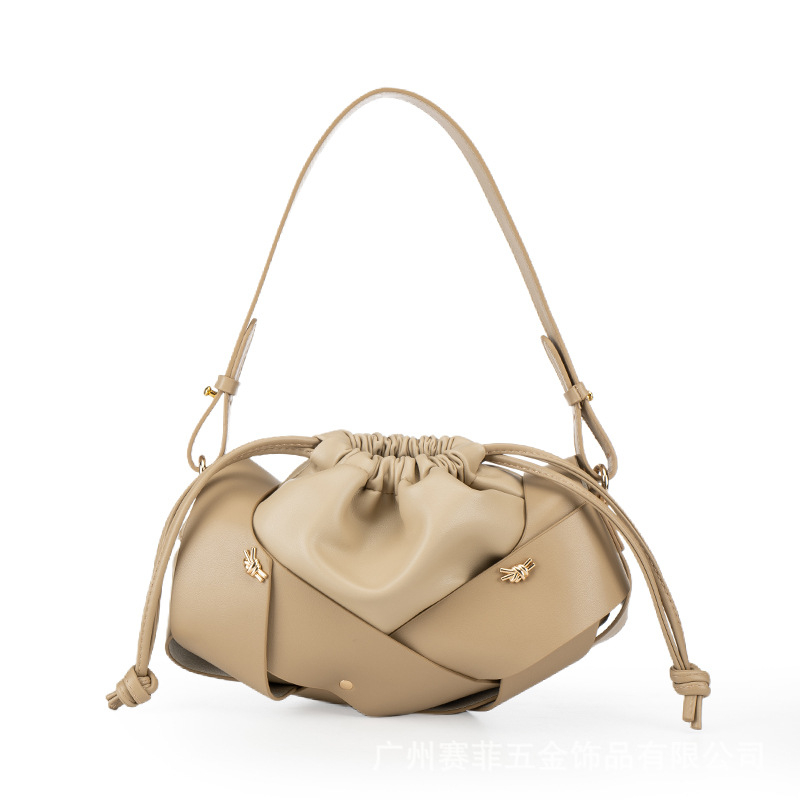 Ženska Cloud torba s remenom preko ramena, nišni dizajn, elegantan minimalistički stil