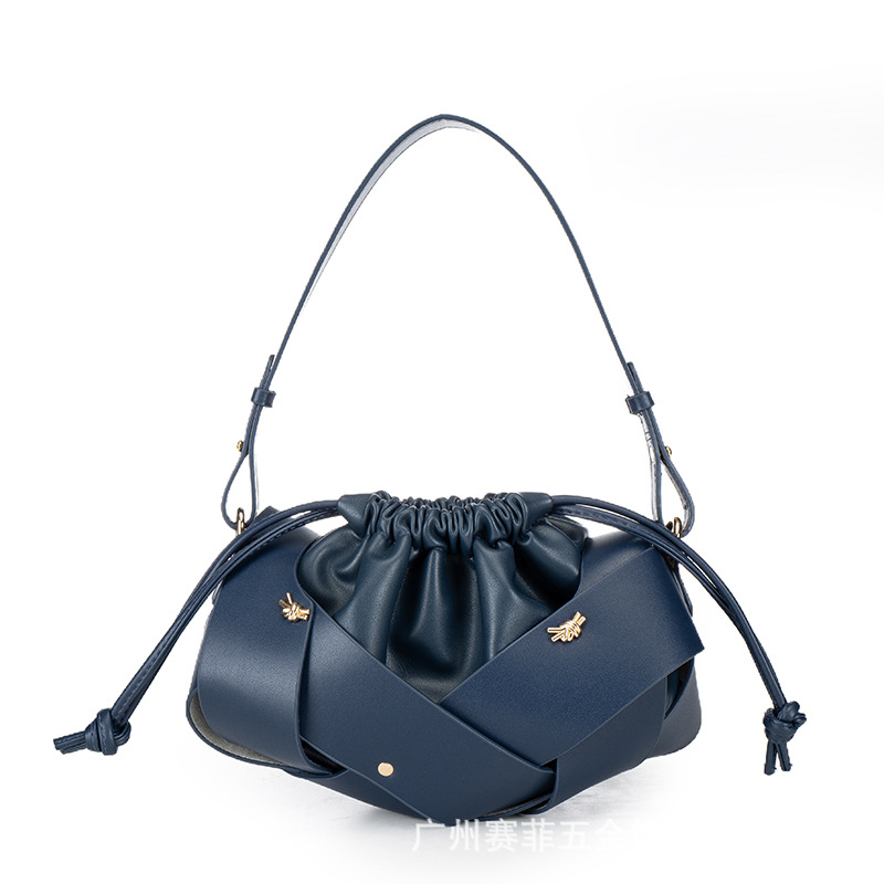 Ženska Cloud torba s remenom preko ramena, nišni dizajn, elegantan minimalistički stil