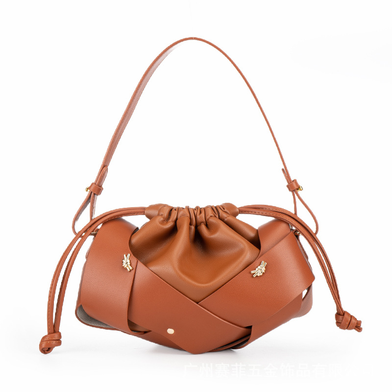 Ženska Cloud torba s remenom preko ramena, nišni dizajn, elegantan minimalistički stil
