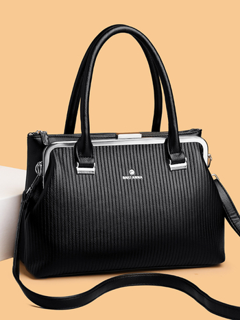 PU kožna ženska crossbody torba, velika kapaciteta, s preklopom i zatvaračem, 2026