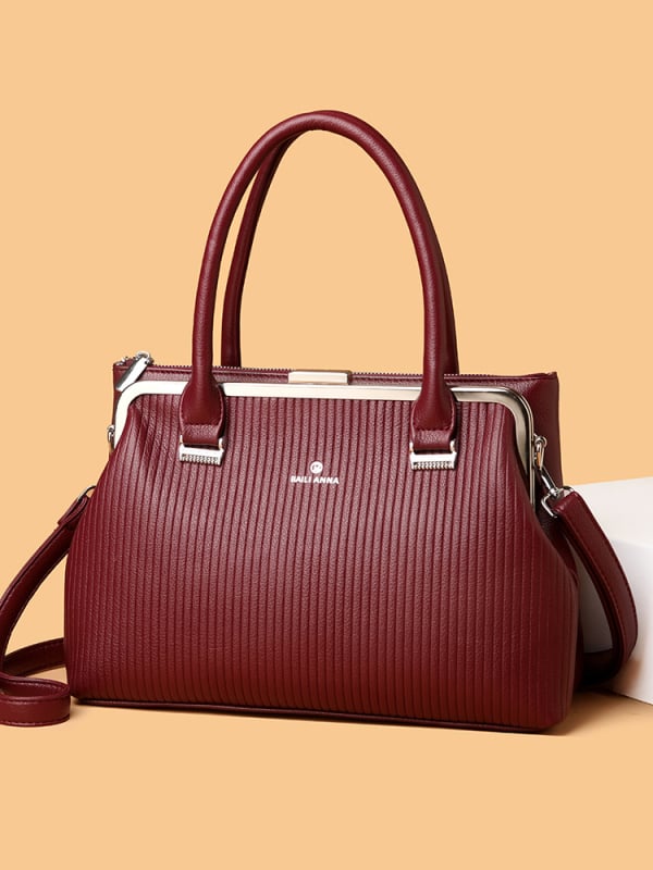 PU kožna ženska crossbody torba, velika kapaciteta, s preklopom i zatvaračem, 2026
