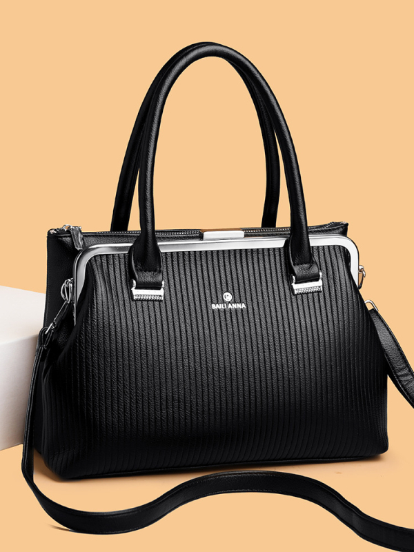 PU kožna ženska crossbody torba, velika kapaciteta, s preklopom i zatvaračem, 2026