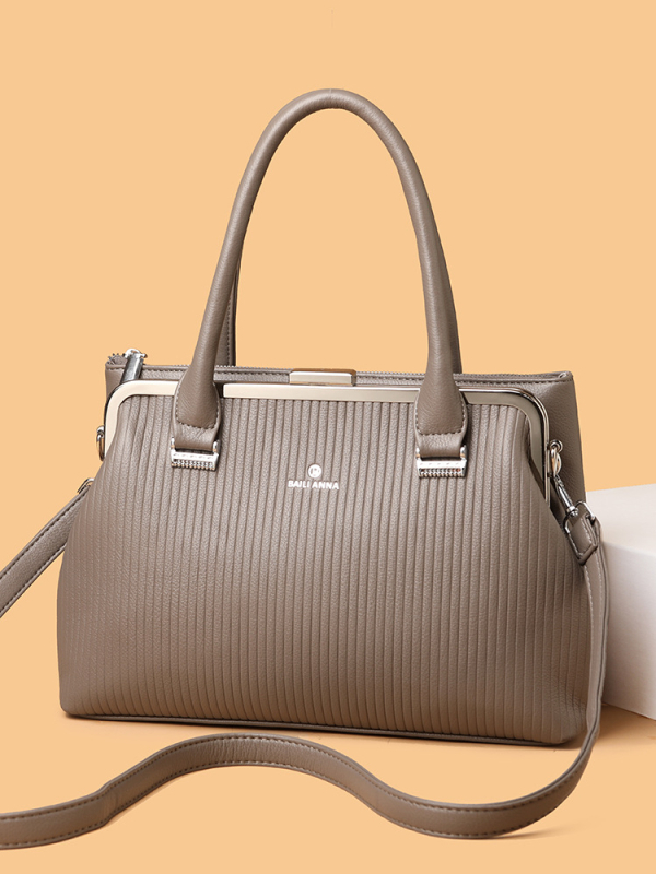 PU kožna ženska crossbody torba, velika kapaciteta, s preklopom i zatvaračem, 2026