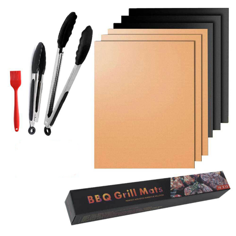 Covoraș PTFE antiaderent pentru grătar, rezistent la temperaturi înalte, din fibră de sticlă