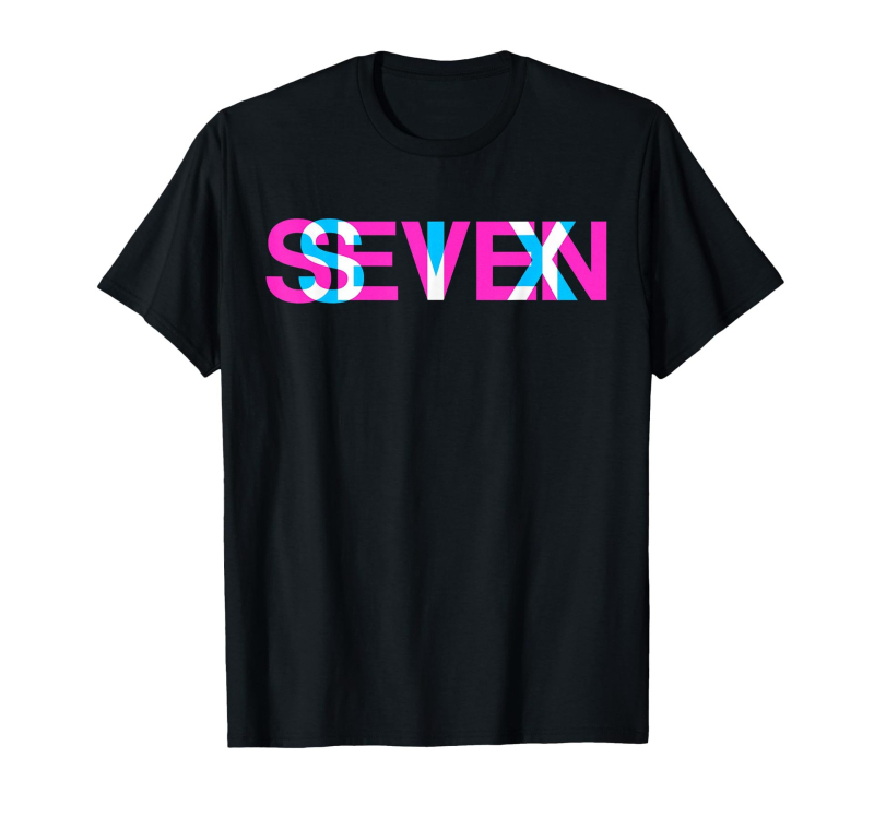 Six Seven 67 nyomott gyerek póló kerek nyakú, rövid ujjú, laza fazon.