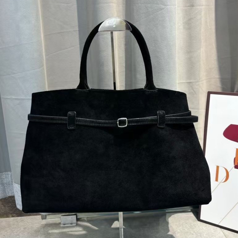 Ženska velur tote torba, velika kapaciteta, jesen 2024, urban minimalistički stil, dvostruke naramenice, zatvaranje bravom, pretinac za telefon