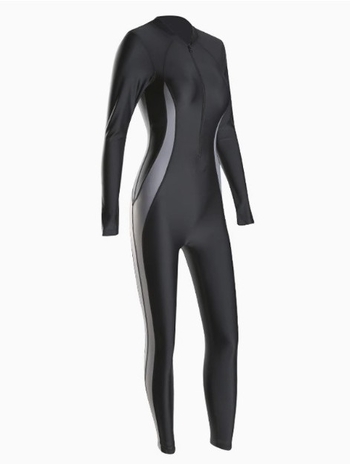 Ženski jednodijelni kupaći kostim s dugim rukavima, UV zaštita, konzervativan kroj, mršavljenje siluete, sportski stil
