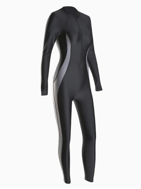 Ženski jednodijelni kupaći kostim s dugim rukavima, UV zaštita, konzervativan kroj, mršavljenje siluete, sportski stil