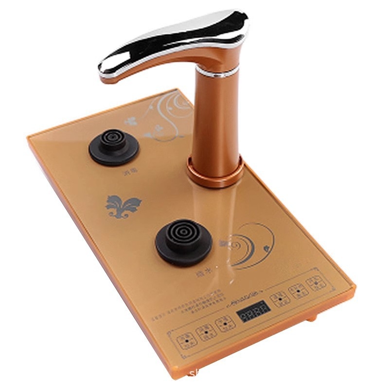 Foc electric pentru ceai cu o singură plită, unitate principală pentru masă de ceai de 20×37 cm, fierbător încorporat, compatibil cu masa de ceai Xuan Yi Liangyuan