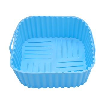 Tavă pătrată din silicon pentru friteuză cu aer