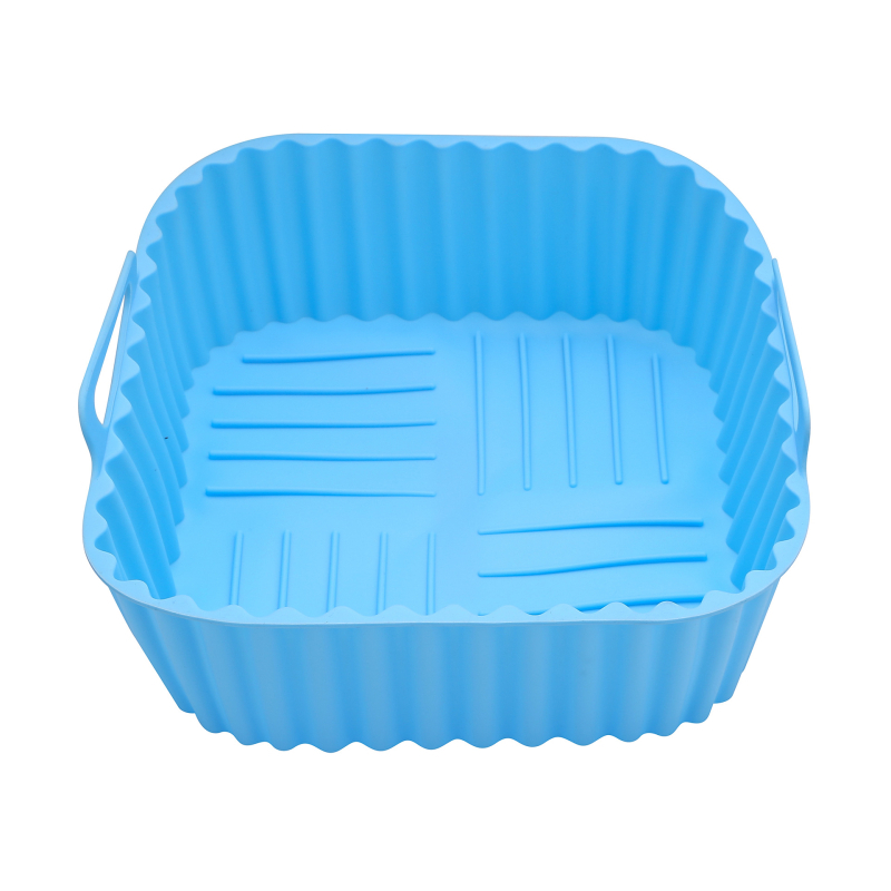 Tavă pătrată din silicon pentru friteuză cu aer