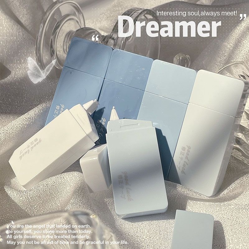 Διόρθωτική ταινία με κόκκινο gradient, στυλ Ins, ιαπωνικό Mori στυλ, μεγάλη χωρητικότητα, ομαλή εφαρμογή