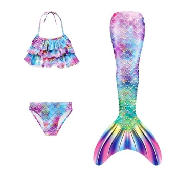 Ghnatygren serija kupaćih kostima sirena za djecu - trodijelni bikini za djevojčice