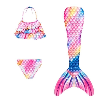 Ghnatygren serija kupaćih kostima sirena za djecu - trodijelni bikini za djevojčice