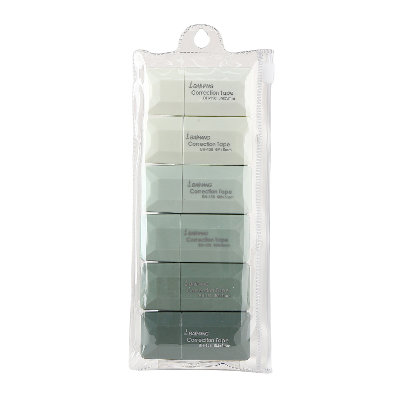 Bandă de corecție în nuanțe gradient pentru elevi, bandă de corectură portabilă pentru greșeli, 9 ml, din plastic