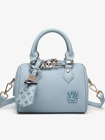 Ženska torba s uzorkom lychee i oblikom jastuka, Boston crossbody torba za žene, 2025 novi model, lagani luksuz, minimalistički stil