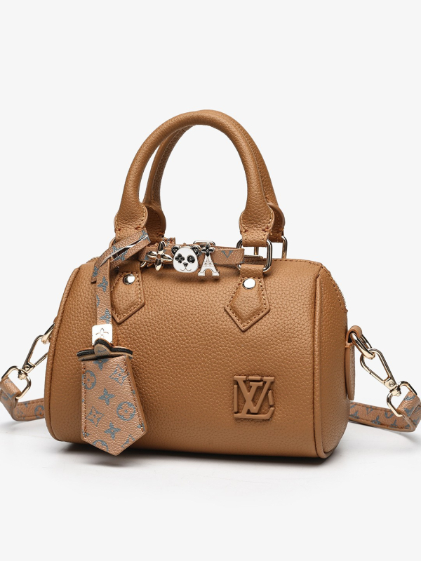 Ženska torba s uzorkom lychee i oblikom jastuka, Boston crossbody torba za žene, 2025 novi model, lagani luksuz, minimalistički stil