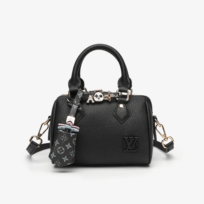 Ženska torba s uzorkom lychee i oblikom jastuka, Boston crossbody torba za žene, 2025 novi model, lagani luksuz, minimalistički stil