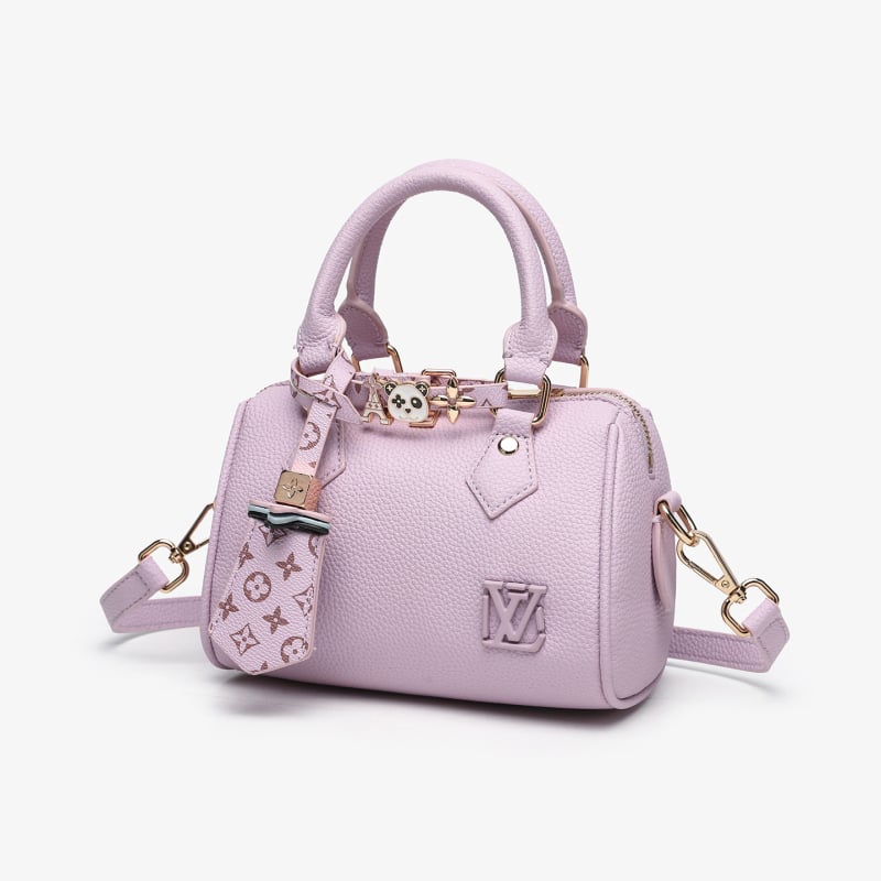 Ženska torba s uzorkom lychee i oblikom jastuka, Boston crossbody torba za žene, 2025 novi model, lagani luksuz, minimalistički stil