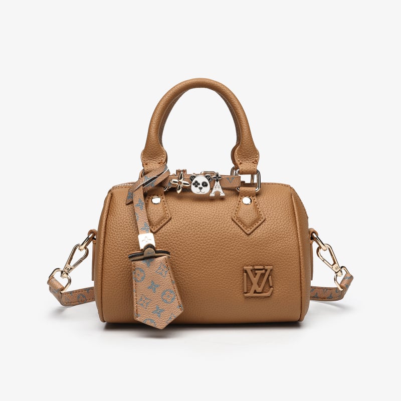Ženska torba s uzorkom lychee i oblikom jastuka, Boston crossbody torba za žene, 2025 novi model, lagani luksuz, minimalistički stil