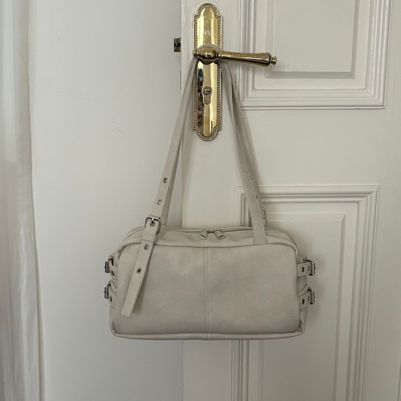 Ženska torbica Boston s oblikom jastuka, velika kapaciteta, PU koža, crossbody ili na rame